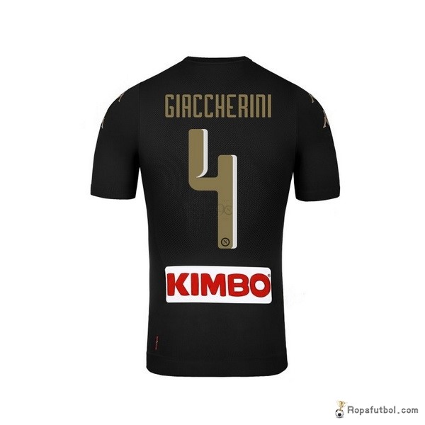 Camiseta Napoli Replica Tercera Ropa Girccherini 2016/17 Negro